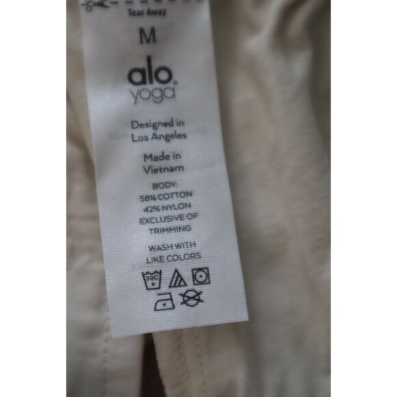 Alo Yoga M5097R Men's Sz M Bone/Beige Torrent Track Sweatpants - Picture 5 of 16